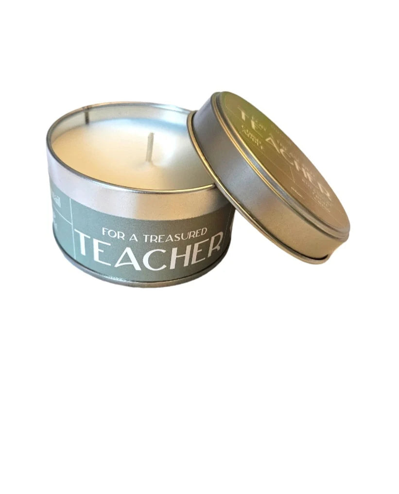 Thank you teacher candle treat box